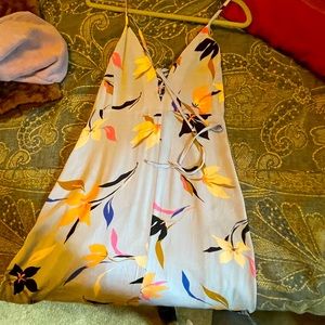 O’Neil Maxi Dress Blue Floral Large Beach to Dinner